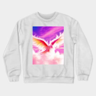 Phoenix in shades of red Crewneck Sweatshirt